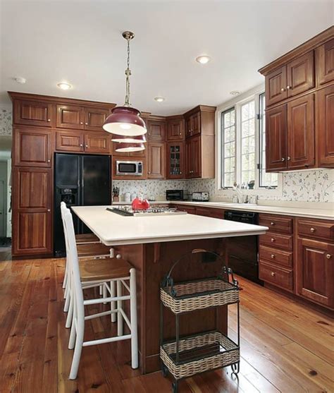 oak cabinets with black steel appliances|kitchen remodels with oak cabinets.